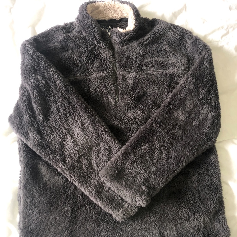 Unisex Large fleeze halfzip pull over